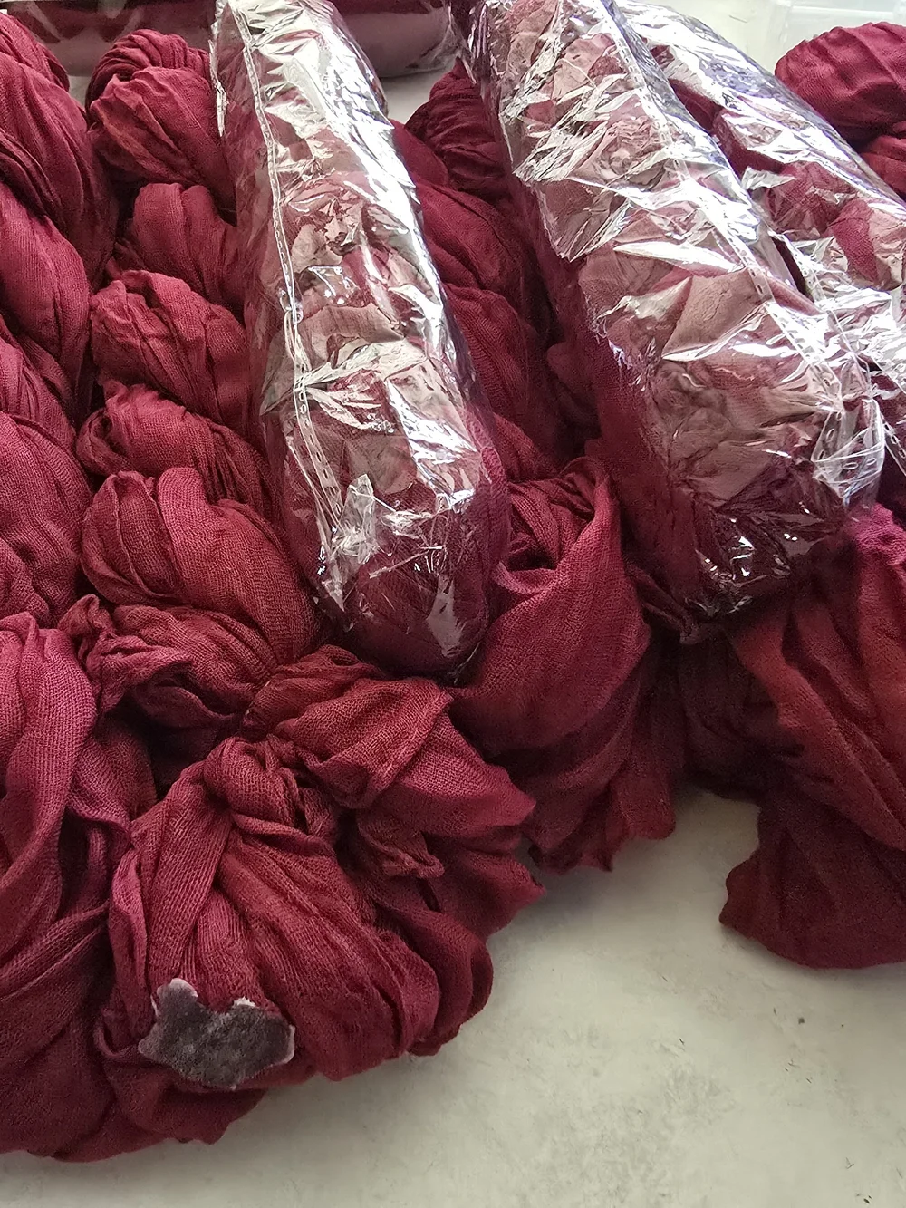 Burgundy Cheesecloth Fabric - Soft & Airy Draping